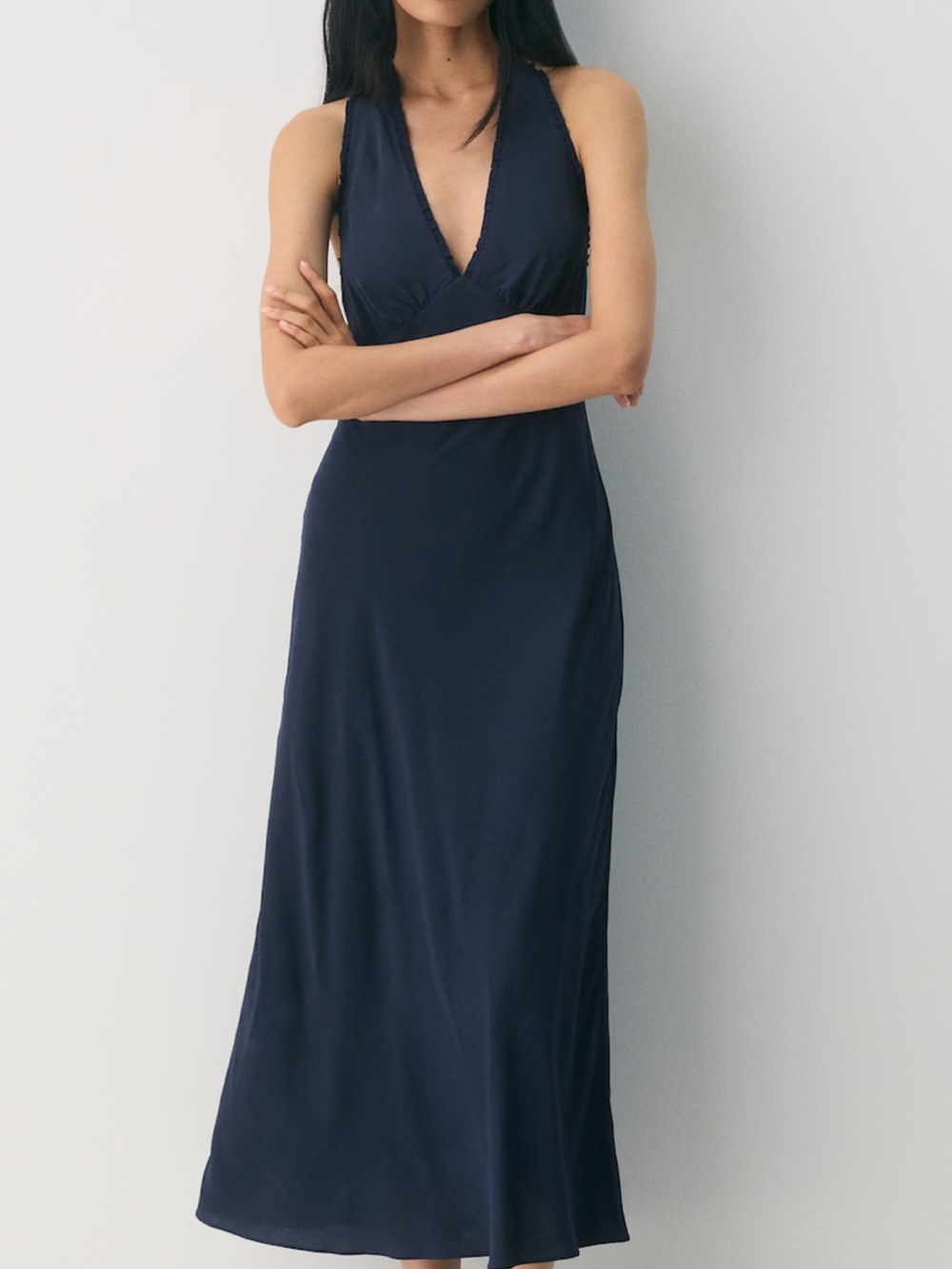 Aritzia Hedgerow Halter Dress